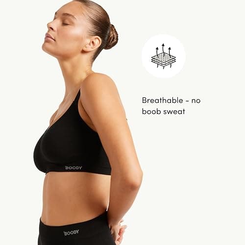 Boody -Wireless Full Bust T-Shirt Bra -Seamless Bra -Padded -Adjustable Straps -Bamboo Viscose -Perfect for DD-F Cups thumbnail 7