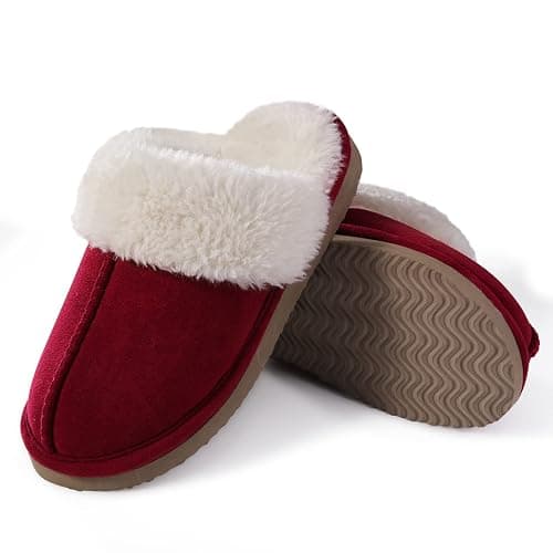 Litfun Women's Fuzzy Memory Foam Slippers Fluffy Winter House Shoes Indoor and Outdoor thumbnail 5