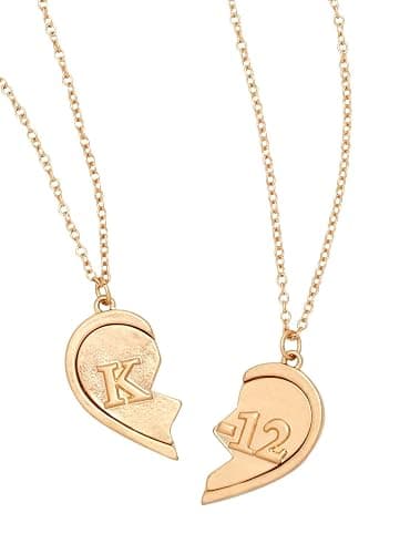 Melanie Martinez K-12 Best Friend Necklace Set GOLD NONE - Image 1