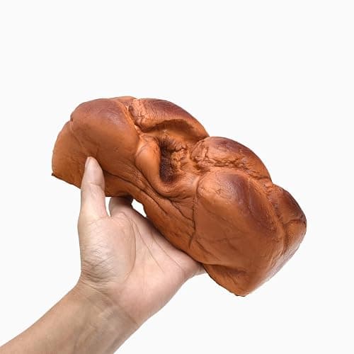 Kiibru Squishy English Bread 7.9" Colossal Slow Rising Squishies Scented Toy(Chocolate ) thumbnail 7