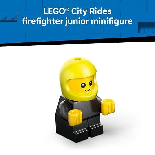 LEGO City Rides – Fire Truck Building Toy for Kids - Emergency Pretend Play for Boys & Girls, Ages 5+ - Toy Truck W/Raisable Ladder & Firefighter Junior Minifigure - Gift Idea for Birthdays - 60482 thumbnail 5