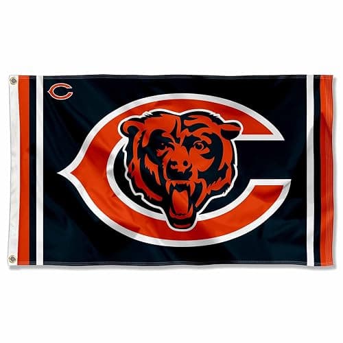 Chicago Bears Logos Flag and Banner - Image 1