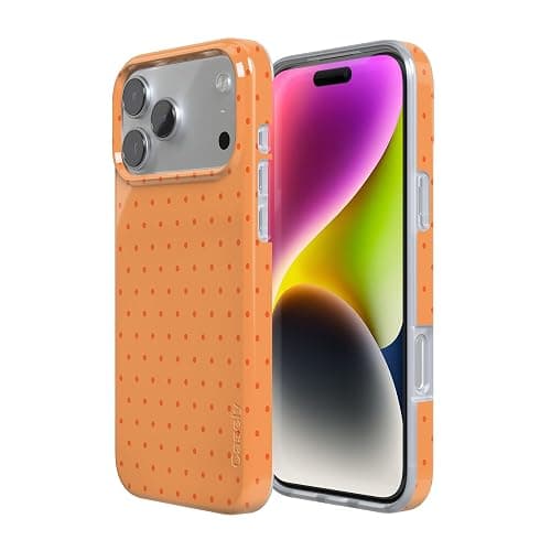 Casely iPhone 17 Pro Case | On the Dot | Orange Polka Dot | Compatible with MagSafe | Classic Ultra Thin Design thumbnail 2