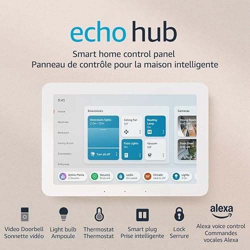 Amazon Echo Hub (newest model), 8” smart home control panel with Alexa, Compatible with thousands of devices, with Alexa+ Early Access thumbnail 6