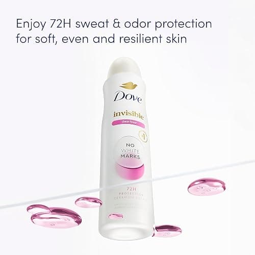Dove Invisible Clear Finish Antiperspirant Deodorant No White Marks, 3.8 oz | 72-Hour Odor Protection with Pro-Ceramide Technology thumbnail 3