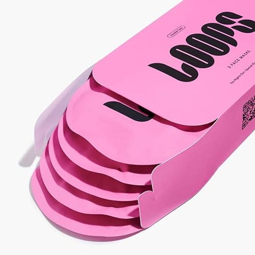 LOOPS DOUBLE TAKE - Glow Hydrogel Korean Face Mask - Calms & Soothes Skin’s Surface - Helps Refine Pores Glowing and Luminous - For All Skin Types - 5 pc thumbnail 7