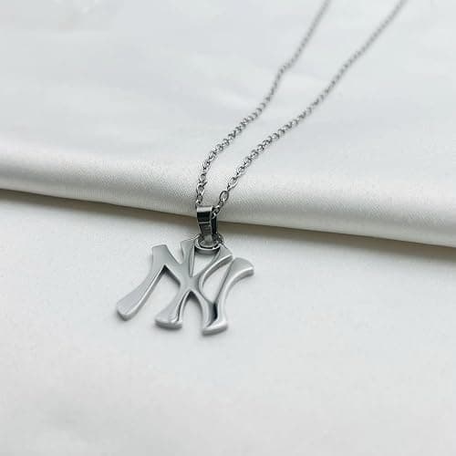 Uplift Us Marketplace 18K Gold Plated - Silver New York Necklace Stainless Steel Pendant Necklace Link Chain NY Pendant High Polished Finish Gift Idea thumbnail 7