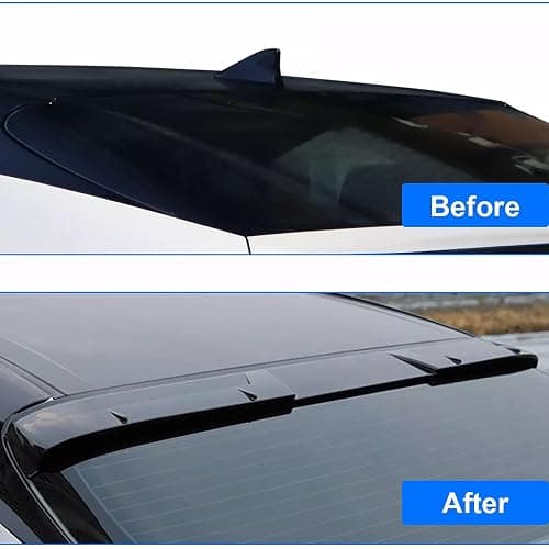 Roof Spoiler for Toyota Camry 2024-2018 Rear Roof Spoiler Tail Wing | Glossy Black，High Quality，Easy Installation，Vehicle mold release，Durable thumbnail 4