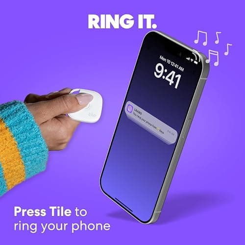 Tile by Life360 Mate - Bluetooth Tracker, Keys Finder and Item Locator for Keys, Bags and More. Phone Finder. Both iOS and Android Compatible. 1-Pack (Pink Punch) thumbnail 4