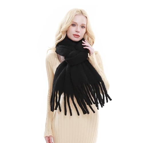 RIIQIICHY Chunky Scarf for Women Winter Warm Thick Scarves Oversized Blanket Scarf thumbnail 4