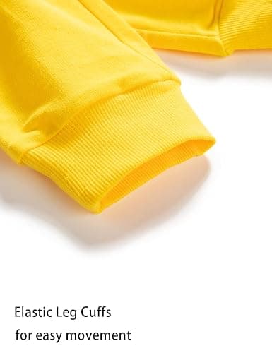 WIYOSHY Kids' Solid Color Drawstring Cotton Sweatpants Jogger Pants for Boys & Girls thumbnail 6