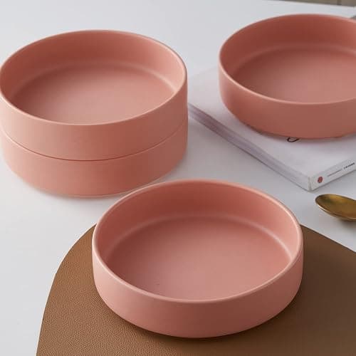 Stone lain Stella Pasta Bowl 6-Piece Set, Round, Porcelain, Terracotta thumbnail 2