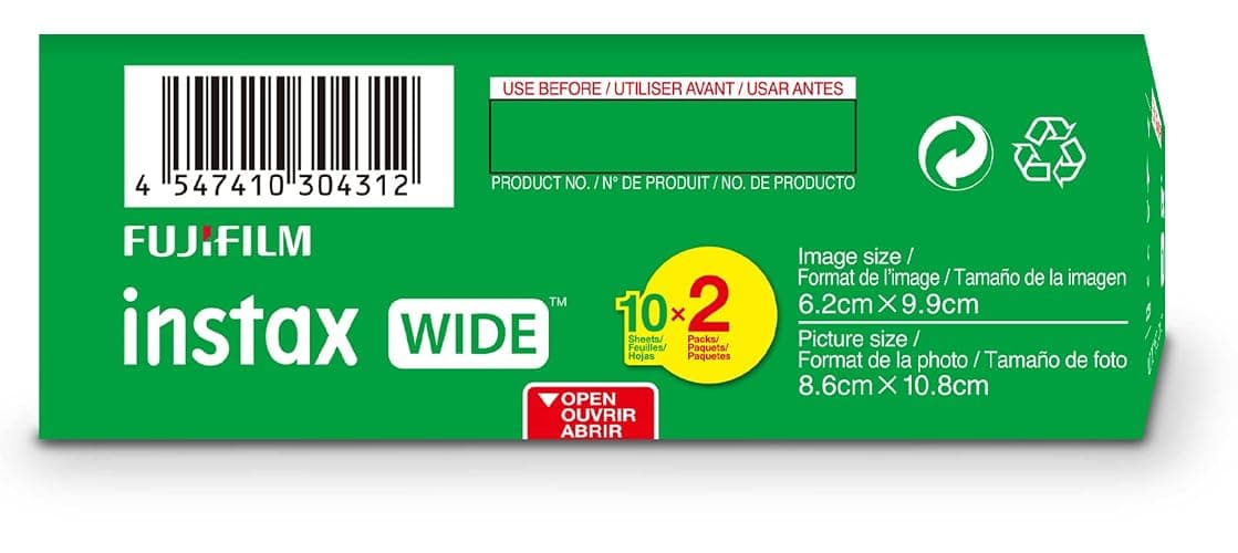 Fujifilm Instax Wide Film Twin Pack (White) thumbnail 3