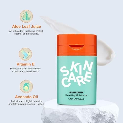 Bub~ble Skincare Slam Dunk Hydrating Moisturiser with Vitamin E+Aloe Vera Juice Face Cream for Normal to Dry Skin+ Level Up Balancing Moisturiser for a Radiant Complexion(50ml) (2A) thumbnail 7