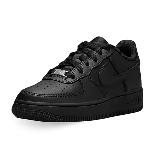 Nike Air Force 1 LE (Big Kid) Black/Black - Image 1