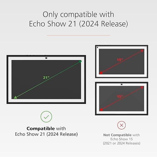 Made for Amazon Frame for Echo Show 21 (2024 Release) thumbnail 3