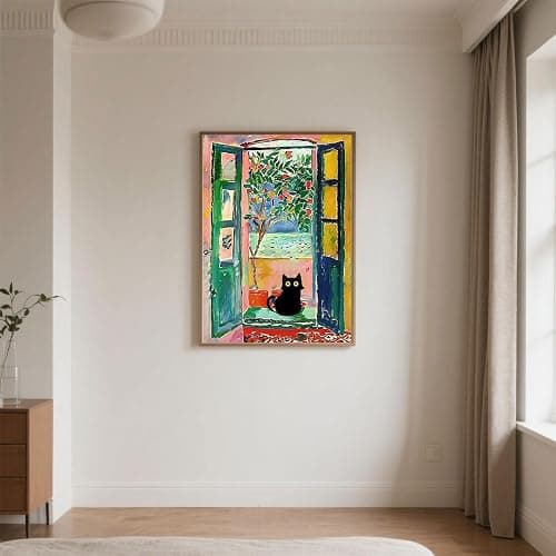 Dorwendis Diamond Art Kits for Adults, Black Cat DIY Diamond Painting Kits, 5D Cat Diamond Art Kits for Beginner,Round Full Drill Diamonds for Wall Home Decor Arts Craft 11.8x15.7inch thumbnail 2