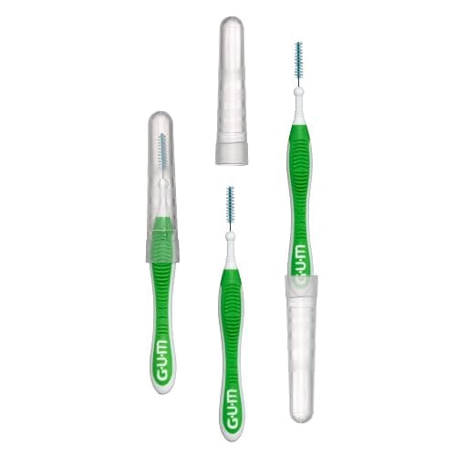 GUM Proxabrush Go-Betweens - Tight - Interdental Brushes - Soft Bristled Dental Picks for Plaque Removal Health - Safe for Braces & Dental Devices, 15 Count thumbnail 6