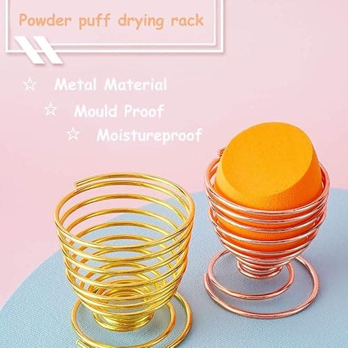 Abgream 45pcs Makeup Sponge Blender Set - 39 Pcs Latex-Free Vegan Sponges with 6 Pcs Makeup Blender Holder, Beauty Cosmetic Foundation Blending Powder Puff for Liquid Powers BB Cream (Style 2) thumbnail 6