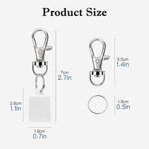 Keychain Cap for Summer Fridays 0.5 Oz Lip Balm keychain, Keychain Cap Compatible with LANGIGE 0.35 oz Lip Balm thumbnail 5