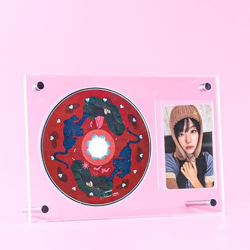 Baskiss Photocard and CD Holder Stand, Acrylic Standing Display, 66 x 91 mm Card Cares Ultra Clear Trading Cases Protectors for Kpop Photocard Baseball Basketball Photo (1CD+1Card) thumbnail 7