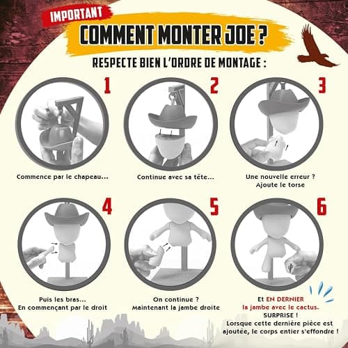 Joe Le Pendu, Jeu de société Intemporel - Devine Le Mot Avant d'être pendu, Rapidité et réflexion, 2 Joueurs et Plus, pour Les Enfants à partir de 6 Ans, GP100, Marron thumbnail 6