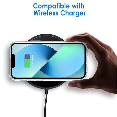 JETech Hülle für iPhone 13 6,1 Zoll, Nie Vergilbung Stoßstange handyhülle, Anti-Kratzt Transparent Rückseite (Durchsichtig) thumbnail 4