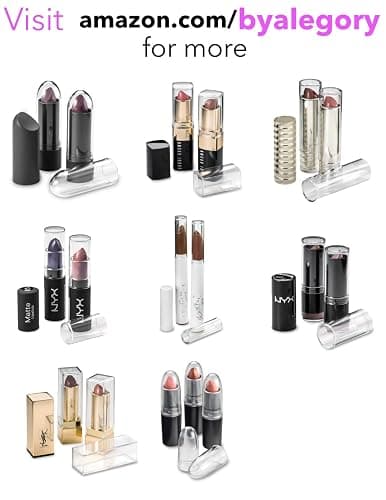 BY ALEGORY Acrylic Eye Mascara Organizer Makeup Storage Organization Refillablle Container Beauty Display Case 24 Space to Organize Tall Eye Lash Mascara thumbnail 8