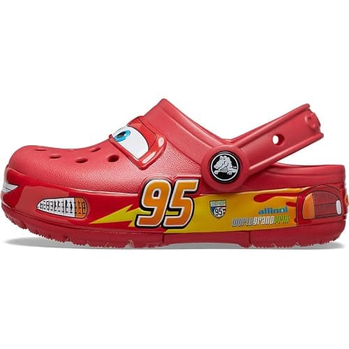 Crocs Unisex-Child Crocband Cars Lightning McQueen Clogs, Light Up Shoes - Image 1