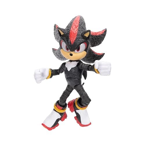 Sonic The Hedgehog – 5-Inch Shadow Action Figure – 20+ Points of Articulation – Official Collector Toy – Boys & Girls Ages 3+ thumbnail 2