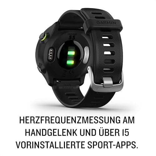 Garmin Forerunner 55 GPS 42mm Running Smartwatch, Easy to use, Lightweight, Training Guidance, Safety & Tracking Features, Black thumbnail 5