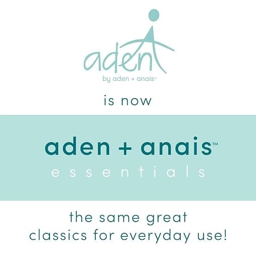 aden + anais Essentials Classic Security Blankets, Super Soft 100% Cotton Muslin Lovie, 2 Pack, Briar Rose thumbnail 4