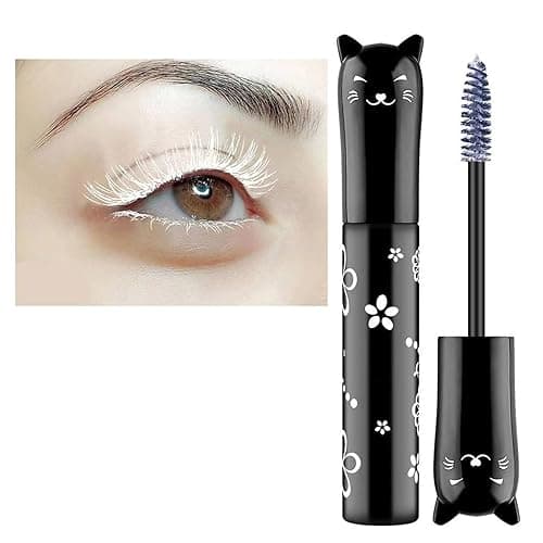 LGSZGDCN White Lashes volume mascara Extensions Makeup Lash Waterproof Fast Dry Eyelashes Curling Lengthening Primer Party Stage Use - Image 1