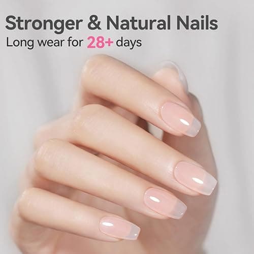 Born Pretty Builder Gel 8-in-1, 2PCS 15ML Clear Builder Nail Gel Set, Transparent Extension Rhinestone Glue for LED Lamp Cured for Nail Thickening thumbnail 4