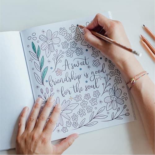 Coloring Faith: A Christian Coloring Book for Women Featuring Bible Verses and Inspirational Art thumbnail 5