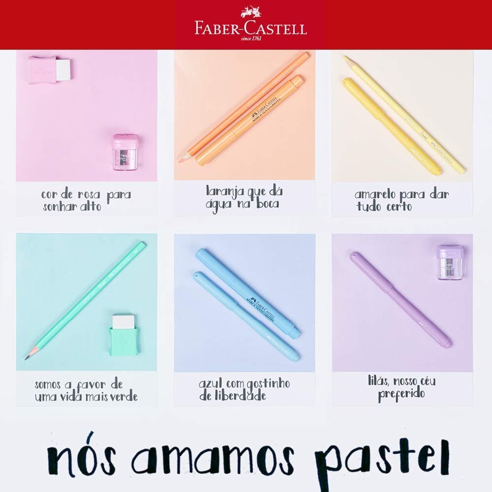 Marca Texto Grifpen Estojo 6 Unidades, Faber-Castell, MT/TP6ZF, Multicor, pacote de 6 thumbnail 5