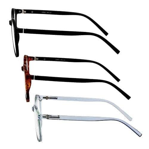 ACMPOOFDD 3 Pack Blue Light Blocking Glasses For Woman/Men Elastic Eyeglass Legs Computer Gaming Glasses Clear Blue Light thumbnail 6