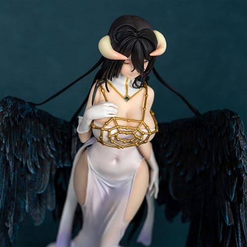 RZAHUAHU Albedo 1/7 Figur Overlord Anime Model Girl PVC Action Figuren 24CM thumbnail 8