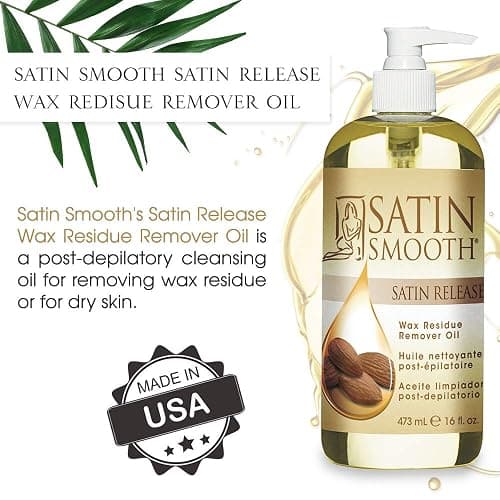 Satin Smooth Satin Release Wax Residue Remover Oil, Post-Wax Treatment Fast-Dissolving, 16 oz, 1-pack thumbnail 5