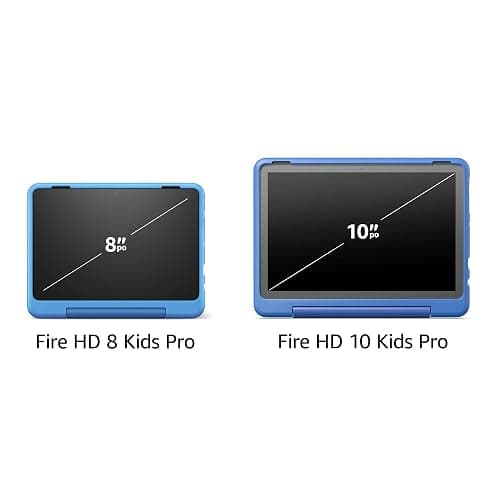 Amazon Fire HD 8 Kids Pro tablet, ages 6-12 | 3GB memory, 8" HD screen, slim case for older kids, ad-free content, parental controls, 13-hr battery, 32GB, Hello Teal, (2024 release) thumbnail 3