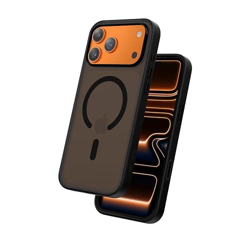 FLOLAB Surtect Tri-Fusion Magnetic for iPhone 17 Pro Max Case Protective Slim Design Magsafe Compatible Military Grade - Full Black Matte Translucent - Image 1