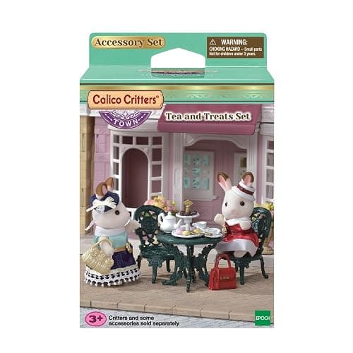 Calico Critters Town Series Tea and Treats Set, Fashion Dollhouse Furniture and Accessories - Image 1