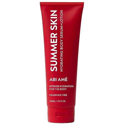 ABI AME Summer Skin Niacinamide Body Lotion + Saccharide Isomerate, 250 mL | 72-hour Hydration, Fast Absorbing Serum+Lotion Hybrid, Unscented, Non-Greasy, Oat Extract + Vitamin B5, Vegan, Made In France - Image 1