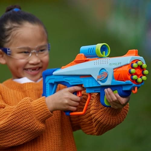 Elite Junior Rookie Pack, Easy Play Toy Foam Blaster, 32 Nerf Elite Darts, 4 Targets, Nerf Blasters for Kids Outdoor Games, Ages 6 & Up (Amazon Exclusive) thumbnail 2