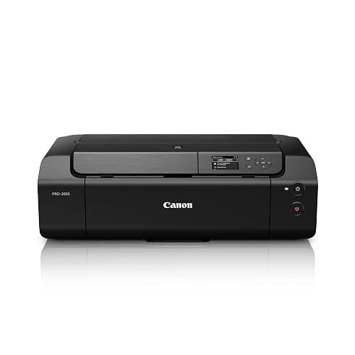 Canon PIXMA PRO-200S Professional 13" Wireless Inkjet Photo Printer with 3.0" Color LCD Monitor, 8-Color Dye-Based Ink, Black thumbnail 2