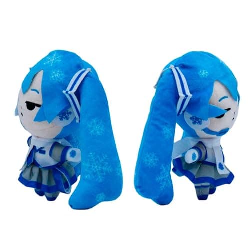Just Toys LLC Hatsune Miku Snow Miku 6” Plush Toy – Light Blue Winter Hatsune Miku Doll – Kawaii Vocaloid Collectible Stuffed Figure for Anime Fans & Kids thumbnail 4