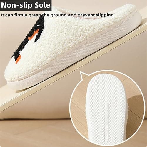 V OPXIN Cartoon Slippers for Womens Mens Cute Cozy Plush Warm Slip-on House Shoes for Indoor and Outdoor Meet Me at Midnight Strawberry Mushroom Evil Eyes Love Heart Slippers | Cozy, Warm, Plush, Slip-on, Cute, Cartoon Slippers, for Indoor and Outdoor, Love Heart, Strawberry, Mushroom thumbnail 6