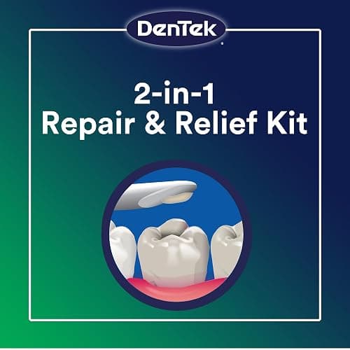 DenTek Temparin Max Dental Repair Kit, for Pain Relief & Temporary Repair, Pack of 6 Kits, 13+ Repairs per Kit thumbnail 3