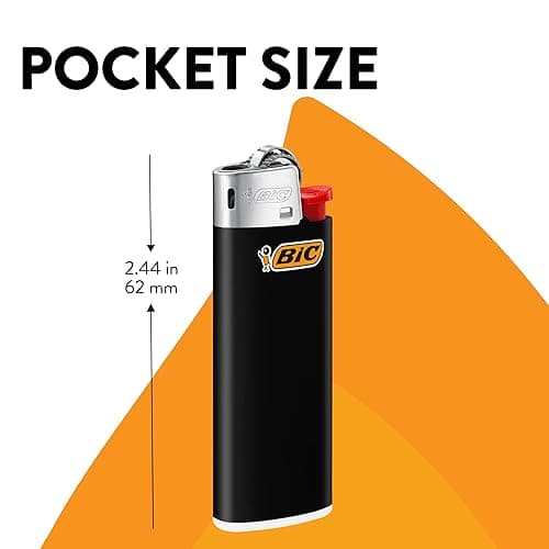BIC Mini Lighters, Reliable and Safe, Lighters for Candles, Assorted Colors, 8-Pack of Pocket Lighters (Colors May Vary thumbnail 3