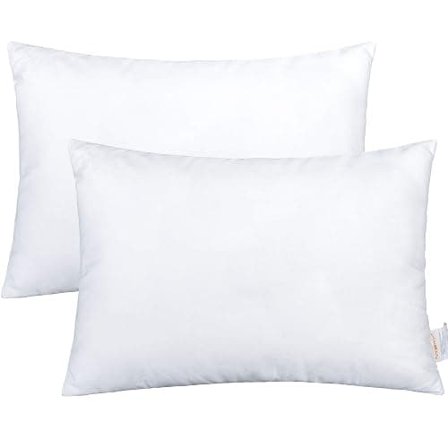 NTBAY 2 Pack Cotton Down Alternative 13x18 Pillows, Machine Washable - Soft and Breathable Travel Small Pillows for Sleeping, Ideal for Daycare, Crib, Cot - Image 1